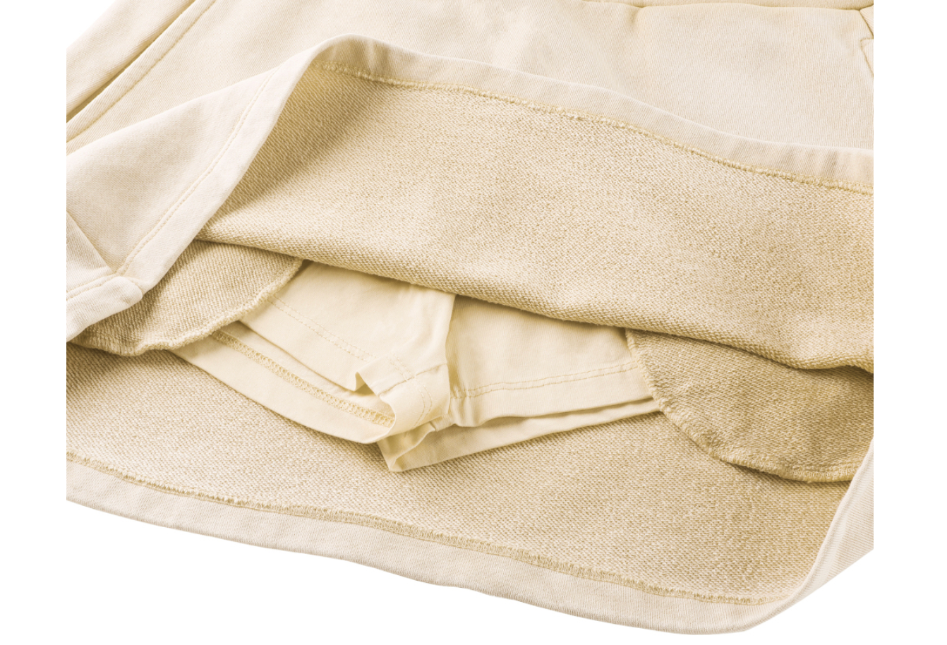 Mineral Wash Mini Skirt — styled