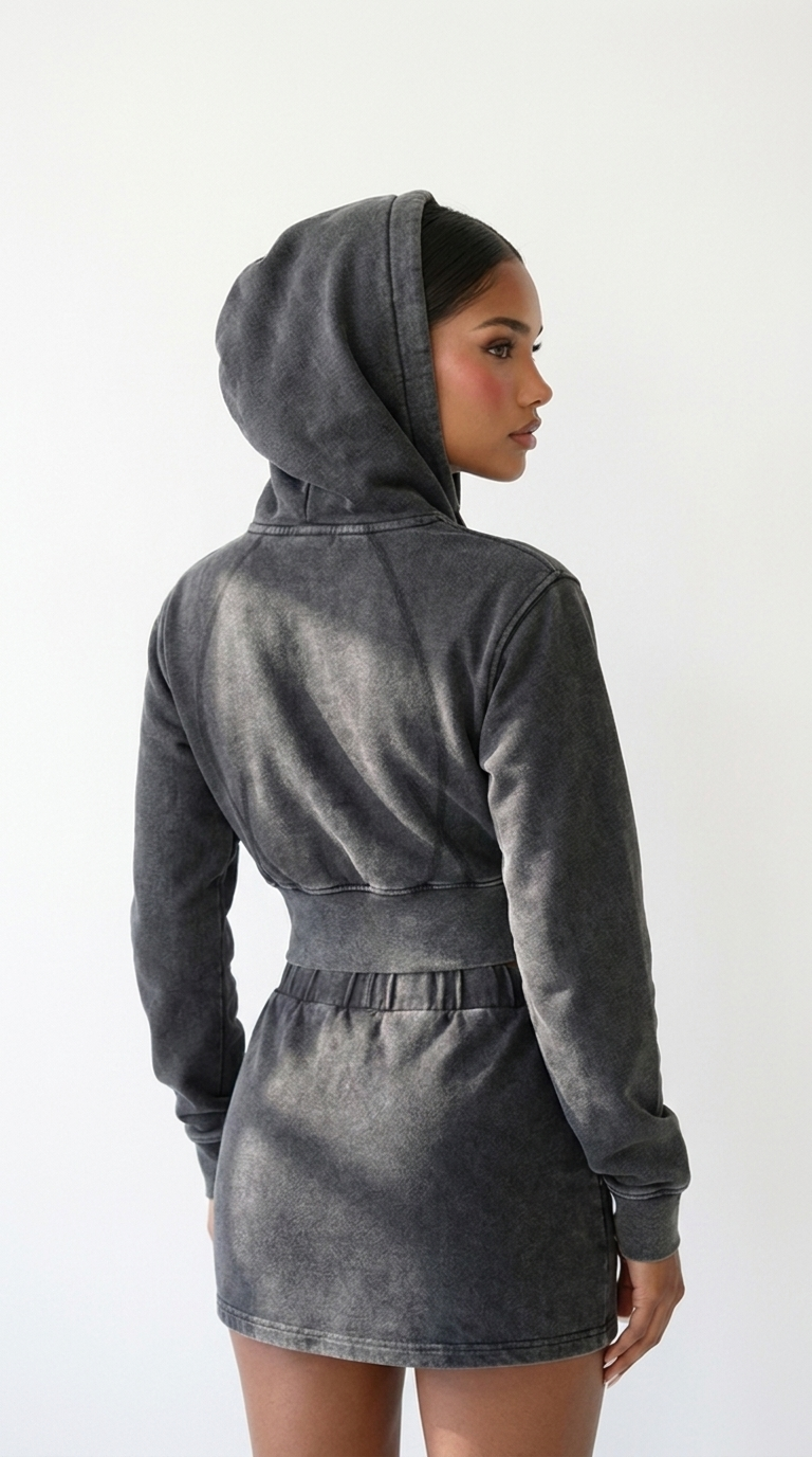 Divine Crop Hoodie