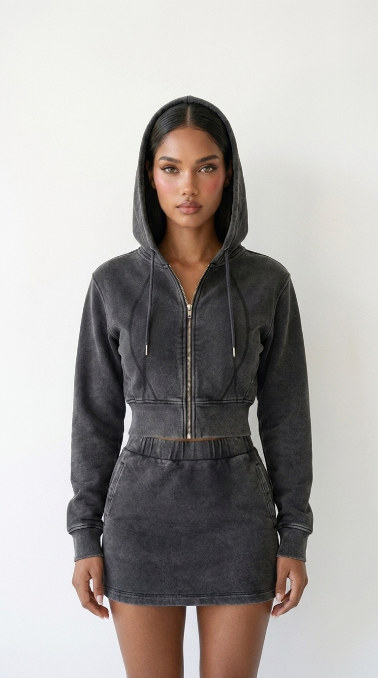 Divine Crop Hoodie