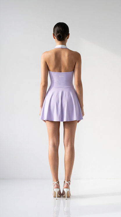 Court Dress in Purple — back
