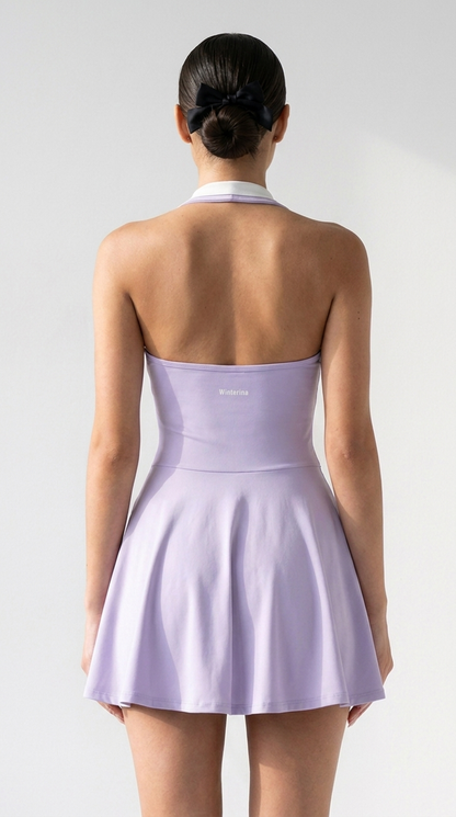 Court Dress in Purple — detail