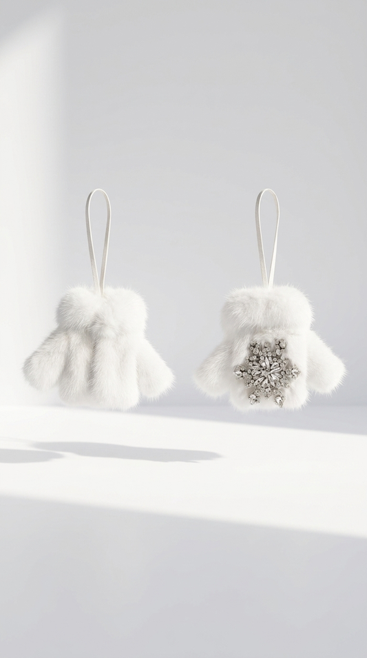 Crystal Charm in White
